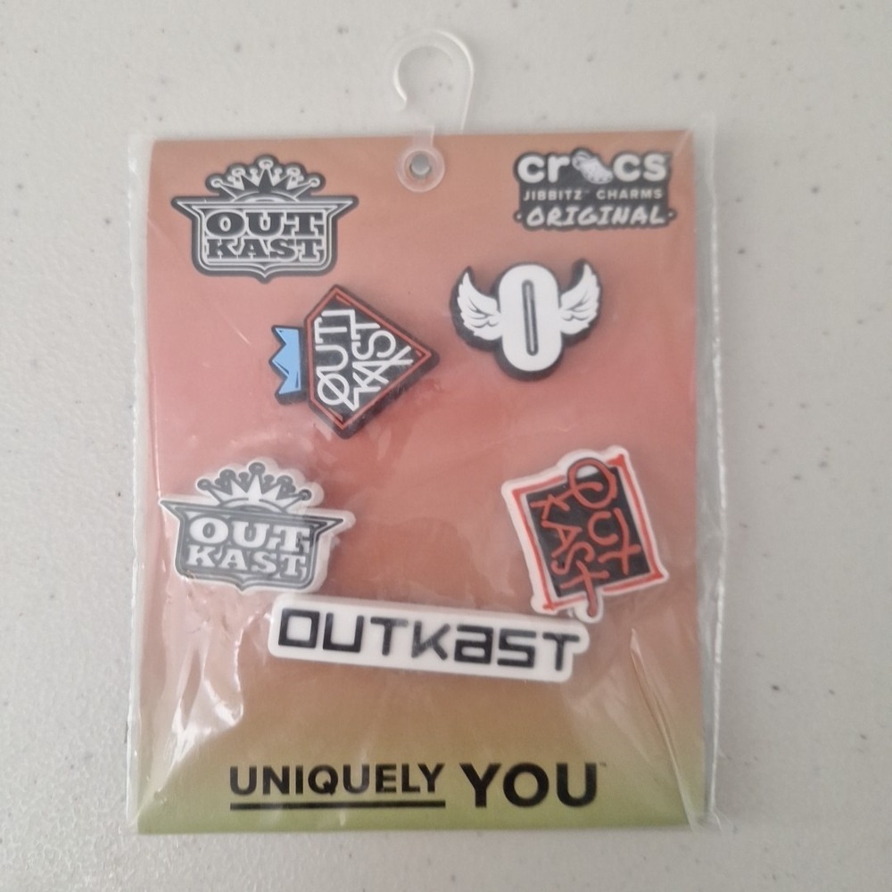 OutKast Crocs Charms Jibbitz Original Uniquely You, 5 Charm Pack, NEW